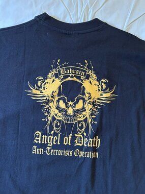 Black Anti- Terrorist Arabian Gulf Short Sleeve T-Shirt